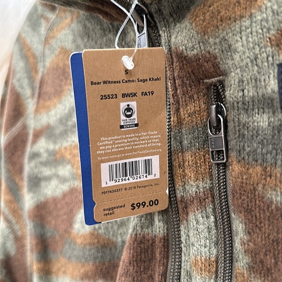 NWT! Men’s CAMO small Patagonia - Picture 4 of 6